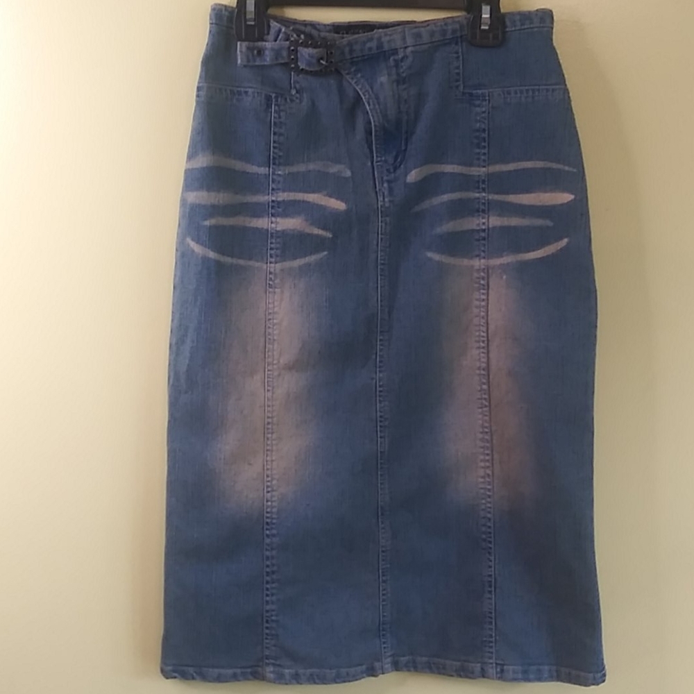CLAUDIO NUCCI Girls Jeans Skirt Size 14